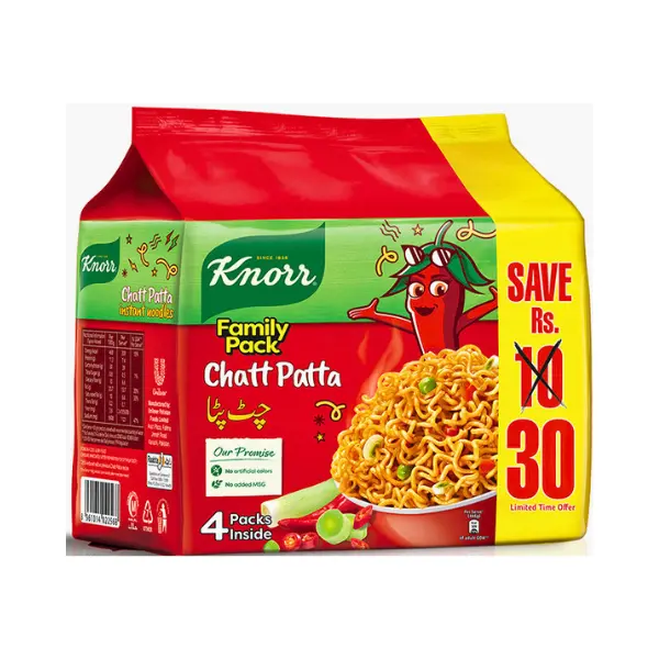 Knorr ChattPatta Noodles Family 4 Pack 