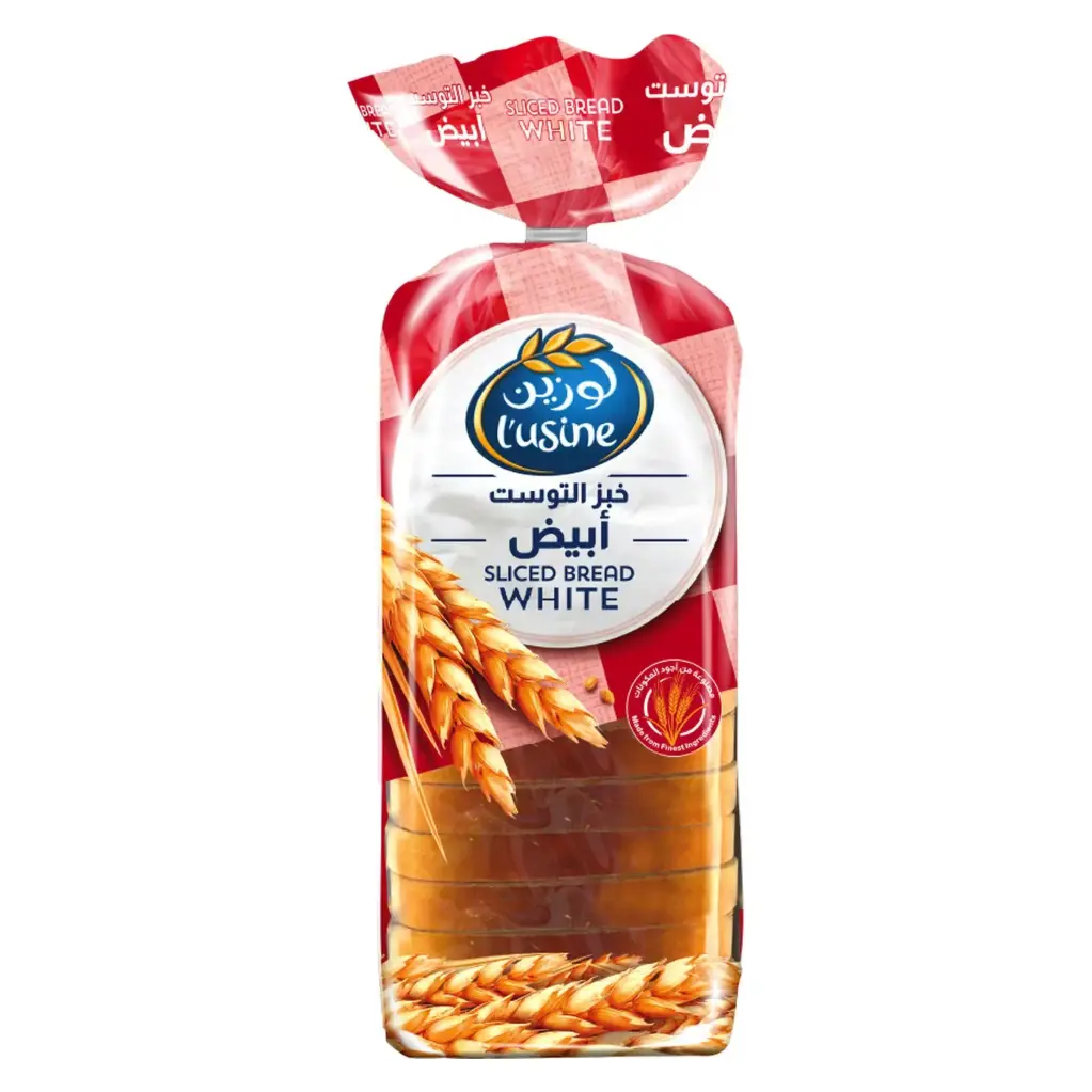 Lusine White Sliced Bread 600 G 8014