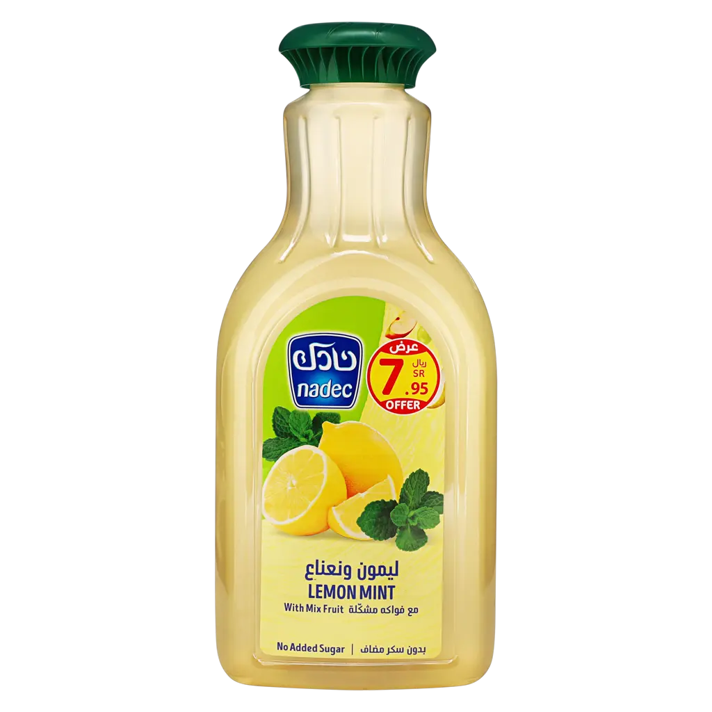 Nadec Lemon Mint W/Mix Fruit 1.3 Ltr