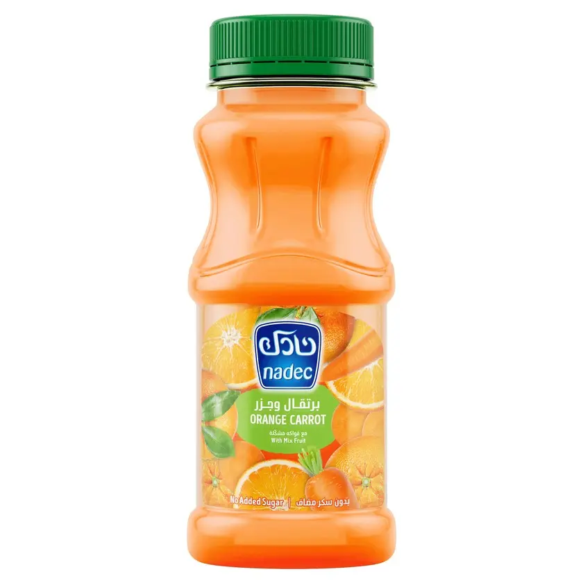 Nadec Orange Carrot W/Mix Fruit 180 ml