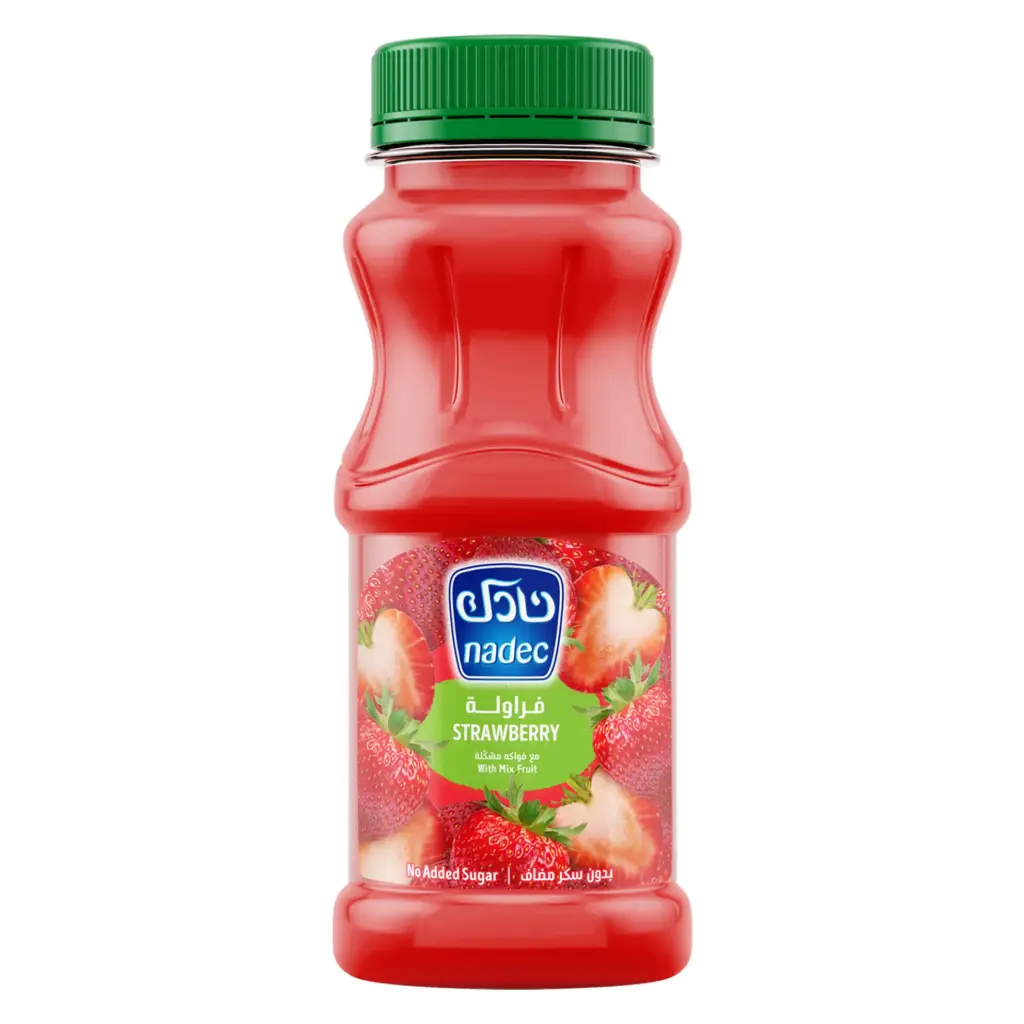 Nadec Strawberry W/Mix Fruit 180 ml