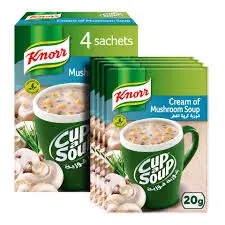 Knorr Cream of Mashroom Soup 4x20gm -218366