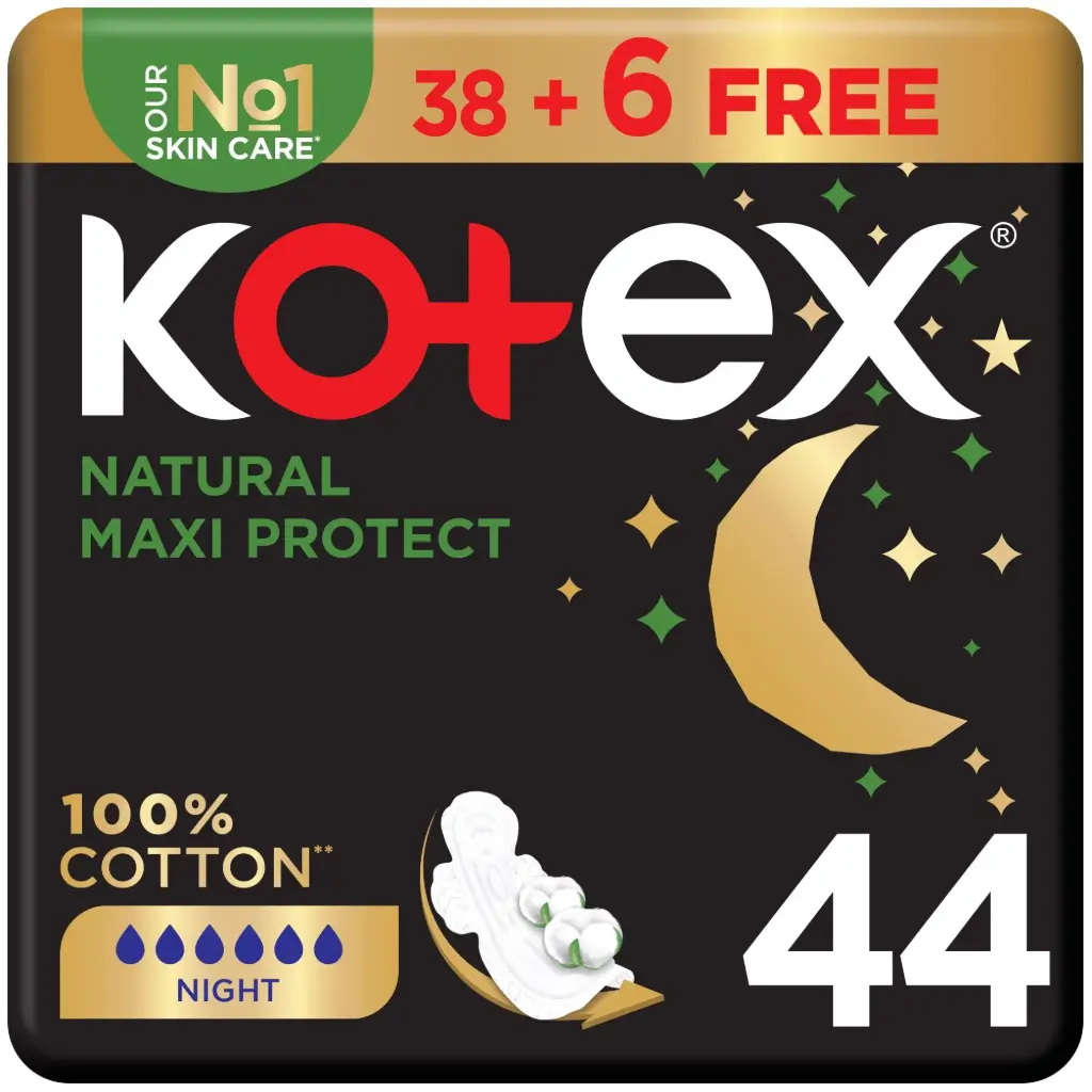 Kotex Maxi Night 44 pcs - 218487