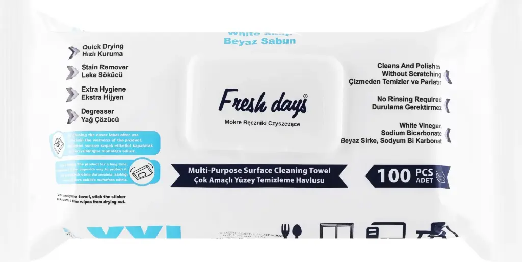 Fresh Days Wet Towel 100pcs