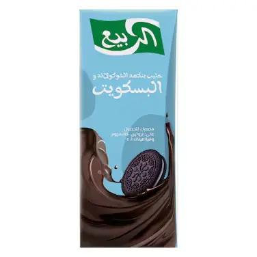 Al Rabie Chocolate Biscuit Flavour Milk 185 ML