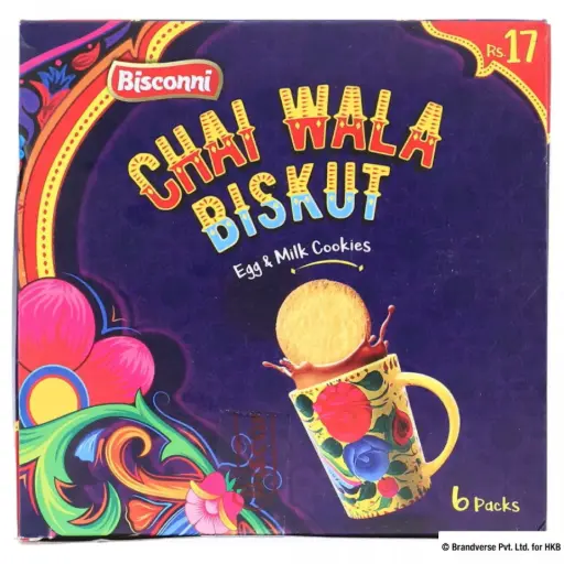 [8964002487349] Bisconi Chai Wala Biscuit 6x39 gm