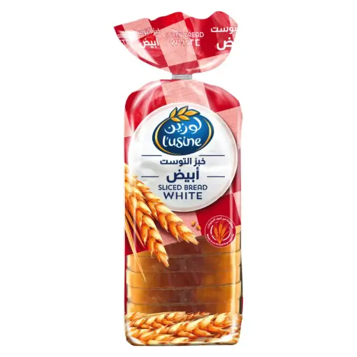 [6281100081036] Lusine White Sliced Bread 600 G 8014