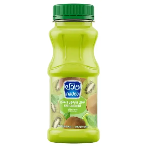 [6281057013784] Nadec Kiwi Lime Mint W/Mix Fruit 180 ml 1163
