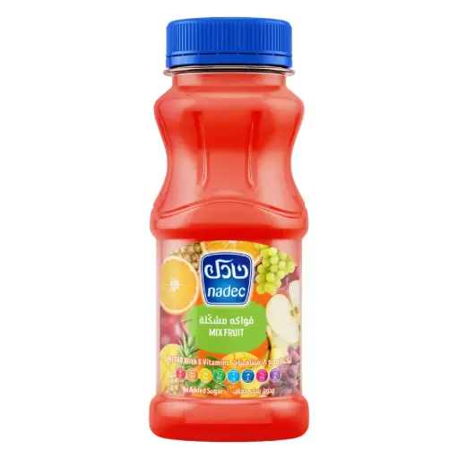 [6281057013746] Nadec Mix Fruit With 8 Vitamins 180 ml 1159