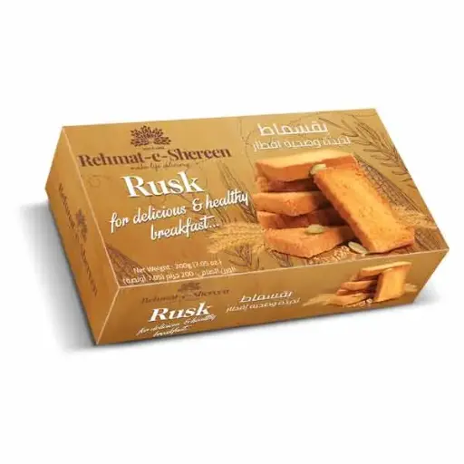 [8964000883334] Rehmat Shereen Tea Rusk 200g