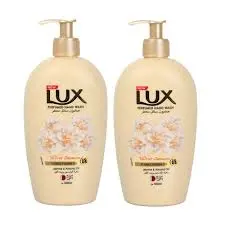 [6281006211520] Lux Hand Wash Velvet Jasmine & Almond 2x500 ml - 219544