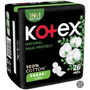 [6281002431625] Kotex Maxi Cotton Super 26 pcs - 218438