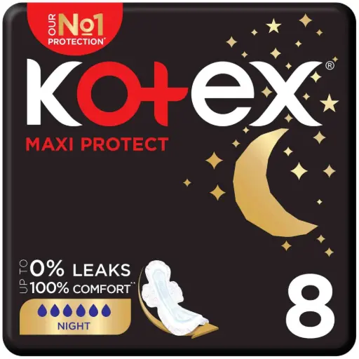 [6281002430055] Kotex Maxi Night 8 pcs - 218447