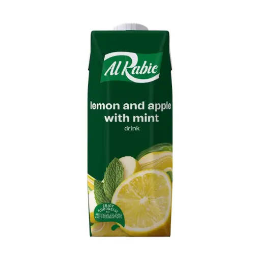 [6281026170890] Al Rabie Lemon & Apple W/Mint 330 ml