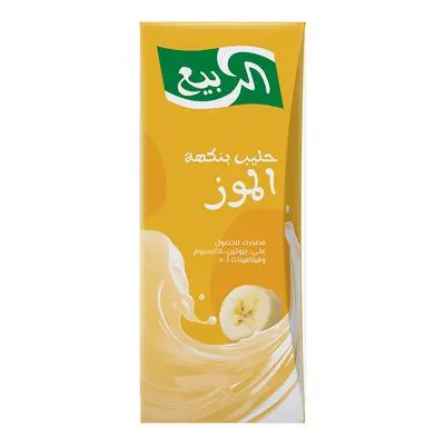 [6281026121274] Al Rabie Banana Milk 185 ML