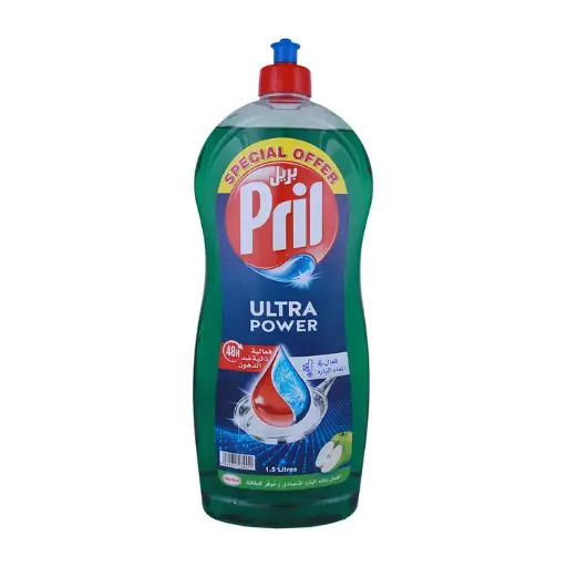 [6281031284551] Pril Dish Wash Liquid Green 1.5 ltr