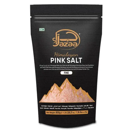 [8964001207900] Jazaa Himalayan Pink Salt Fine 800gm 