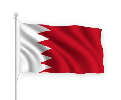 [1767950] Bahrain Flag W/Stick 20x288 