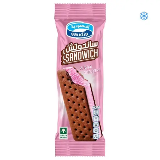 [6281039571912] Saudia Sandwich Strawberry 100ml - 5719EE